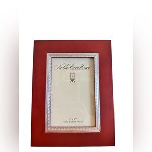 Set of 4 Noble Excellence Finely Crafted Wood Picture Frame 4x6